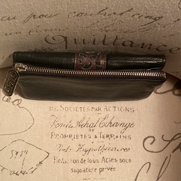 Brighton Black Leather Wallet. Goes with all bags. Pretty leather cutout design - Picture 7 of 7